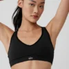 Seamless Ribbed Favorite Bra - Black