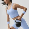 Seamless Ribbed Favorite Bra Tank - Light Provence Blue