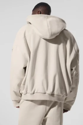 Select Hooded Bomber Jacket – Bone