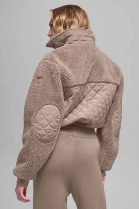 Sherpa Edge Bomber – Chai Latte
