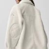 Sherpa Edge Shacket - Ivory
