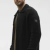 Shift Knit Button up Long Sleeve - Black