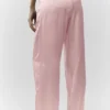Silk Luminous Pant (Regular) - Pink Champagne