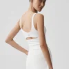 Slice Tennis Dress - White