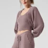 Snuggle up Sweater Shawl - Mushroom