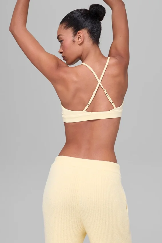 Splendor Bra - Candlelight Yellow/White