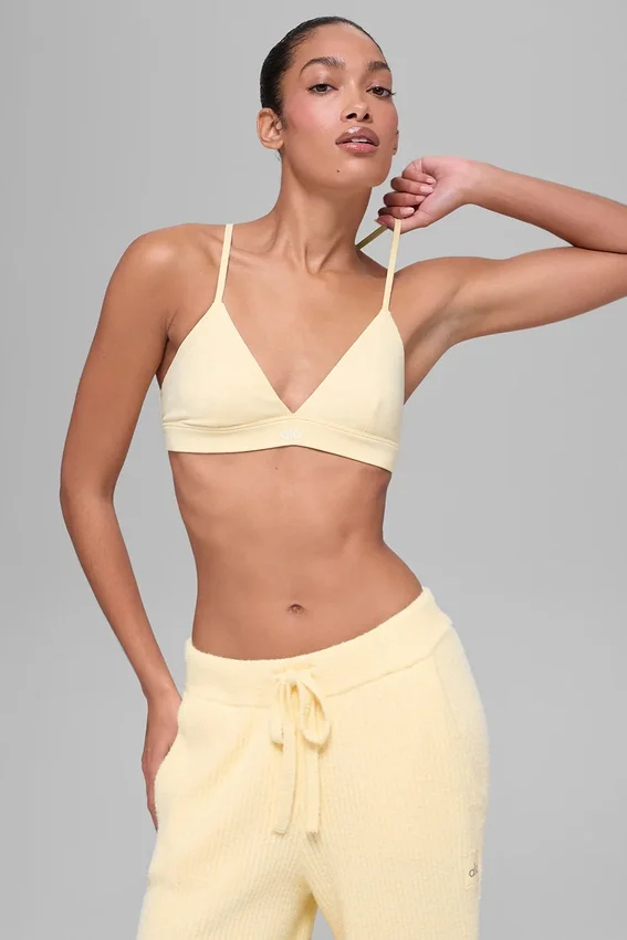 Splendor Bra - Candlelight Yellow/White