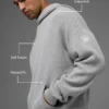 Sports Club Sweater Knit Hoodie - Athletic Heather Grey