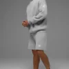 Sports Club Sweater Knit Hoodie - Athletic Heather Grey