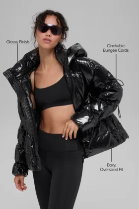 Stunner Puffer Jacket – Black