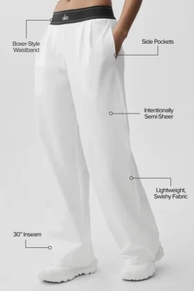 Suit up Trouser (Regular) – White/Black