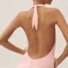 Summer Soiree Halter Maxi Dress - Sundrenched Pink