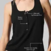 Supernatural Sweater Henley Tank - Black