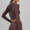 Sway Full Zip Hoodie - Brownstone