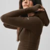 Sway Full Zip Hoodie - Espresso