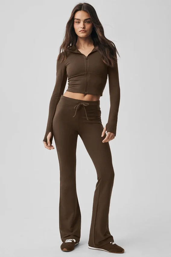 Sway Full Zip Hoodie - Espresso