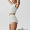 Sway My Way Micro Short - White Heather