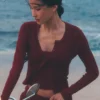 Sweater Sunlit Cardigan - Summer Romance Red