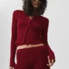 Sweater Sunlit Cardigan - Summer Romance Red