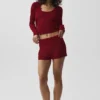 Sweater High-Waist Sunlit Short - Summer Romance Red
