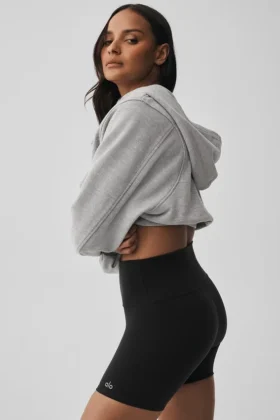 Sweet Escape Zip up Hoodie – Athletic Heather Grey