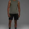 The Triumph Muscle Tank - Stealth Green