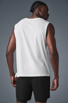 The Triumph Muscle Tank – White