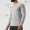 Triumph Long Sleeve Tee - Athletic Heather Grey