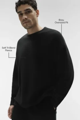 Triumph Restore Crew Neck Sweatshirt – Black