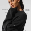 Unisex Wool Cashmere New Class Crewneck Sweater - Black