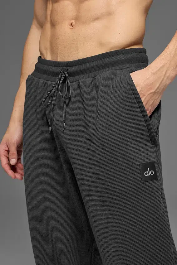 Waffle Lounge Jogger - Anthracite