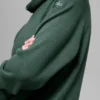 Waffle Weekend Escape Mock Neck Long Sleeve - Clover Green