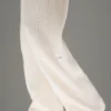 Winter Magic Cashmere Wide Leg Pant - Ivory