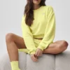 Women's Lettuce Edge Sock - Sunshine