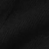 Wool Cashmere High-Waist New Class Wide Leg Pant - Black