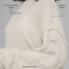Wool Cashmere New Class Hoodie - Bone Heather