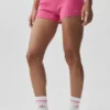 Wool Cashmere Ribbed Noble Short - Paradise Pink